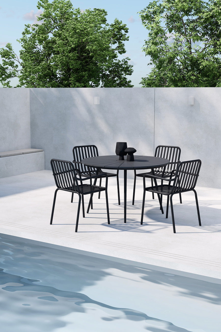 San Vito Ruokailuryhmä Peking-tuolien kanssa 