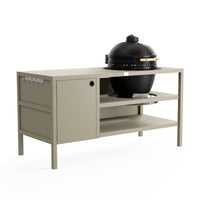 UMAMI Ulkokokkausmoduuli 3 kamadolle + Kamado SUMO Midi, beige / musta