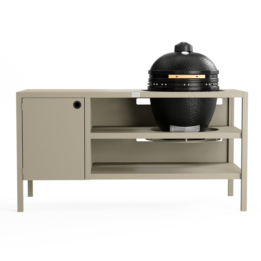 UMAMI Ulkokeittiömoduuli 3 kamadolle + Kamado SUMO Midi, beige / musta