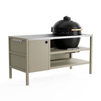 UMAMI Ulkokokkausmoduuli 3 kamadolle + Kamado BONO Limited, beige / ruostumaton / musta