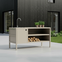 UMAMI moduuli 3 ulkokäyttöön keittiö pesualtaalla