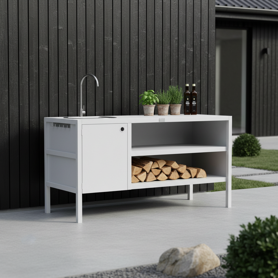 UMAMI-moduuli 3 ulkokäyttöön keittiö pesualtaalla