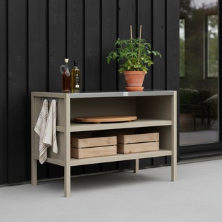 Erikoishinta UMAMI ulkokokkausmoduuli 1 + 2, mukaan lukien suojapeite, beige / ruostumaton teräs