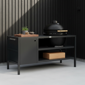 UMAMI Ulkokokkausmoduuli 3 kamadolle + Kamado SUMO Maxi, musta