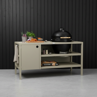 UMAMI Ulkokokkausmoduuli 3 kamadolle + Kamado SUMO Midi, beige / musta