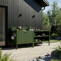 Erikoishinta UMAMI ulkokeittiö moduuli 1 + 2, sisältää suojapeitteen, vihreä