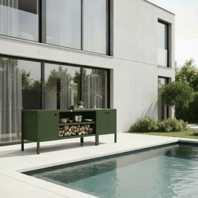 UMAMI ulkokeittiöpaketti, allasmoduuli sekä moduuli 3, vihreä