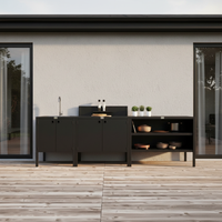 UMAMI ulkokokkipaketti, pesumoduuli, moduuli 1 ja moduuli 2, musta