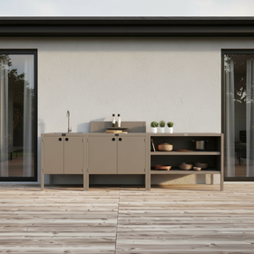 UMAMI ulkokokkipaketti, pesumoduuli, moduuli 1 ja moduuli 2, beige