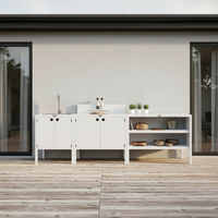 UMAMI ulkokokkipaketti, pesumoduuli, moduuli 1 ja moduuli 2, valkoinen