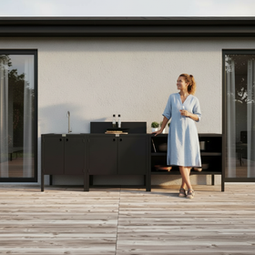 UMAMI ulkokokkipaketti, pesumoduuli, moduuli 1 ja moduuli 2, musta