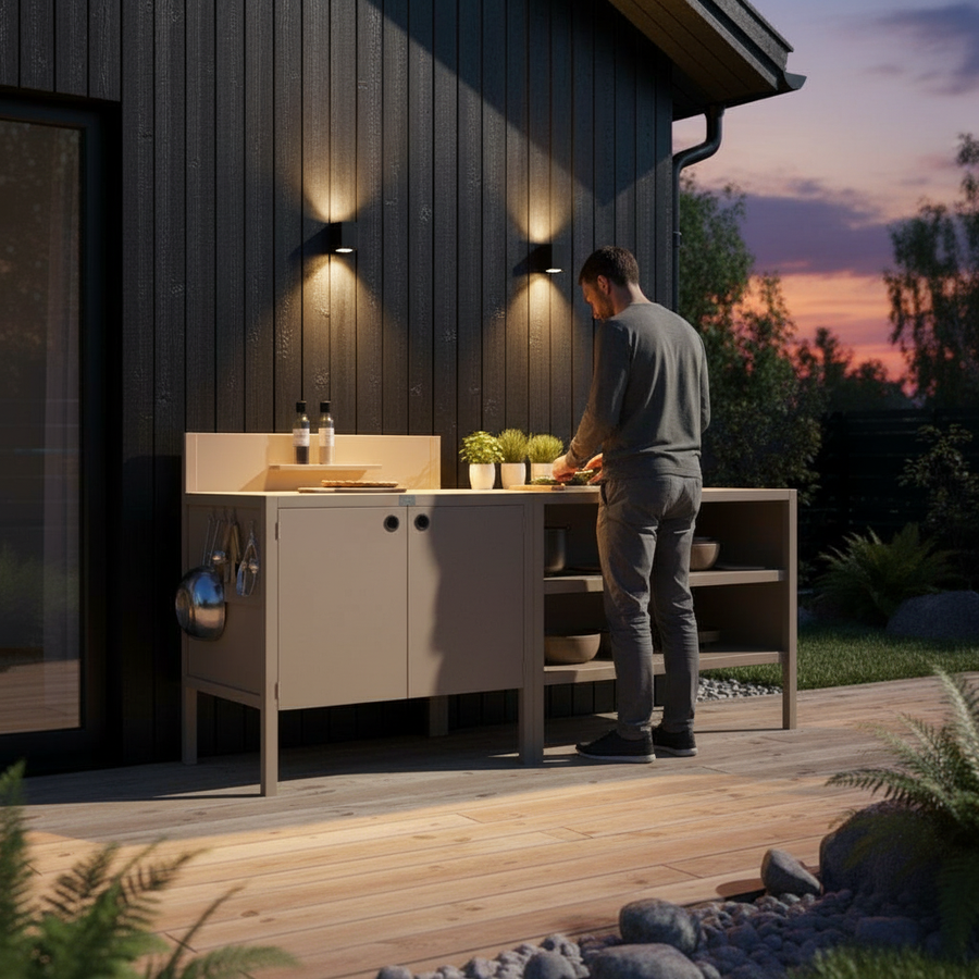 Erikoishinta UMAMI ulkokokkausmoduuli 1 + 2, mukaan lukien suojapeite, beige