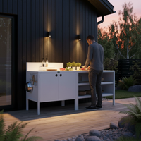 Erikoishinta UMAMI ulkokokkausmoduuli 1 + 2, mukaan lukien suojapeite, valkoinen