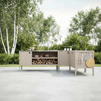 UMAMI ulkokokkipaketti, pesumoduuli, kulmamoduuli, moduuli 3, beige / ruostumaton