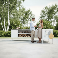 UMAMI ulkokokkipaketti, pesumoduuli, kulmamoduuli, moduuli 3, valkoinen / ruostumaton