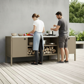 UMAMI ulkokokkipaketti, pesumoduuli sekä moduuli 3, beige / ruostumaton