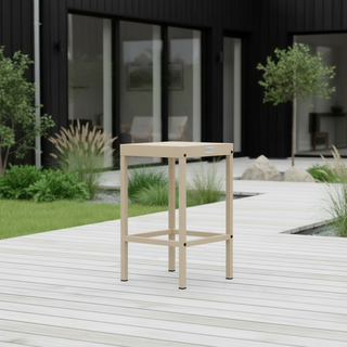 UMAMI baaripöytä 172 cm ja 6 baarituolia, beige