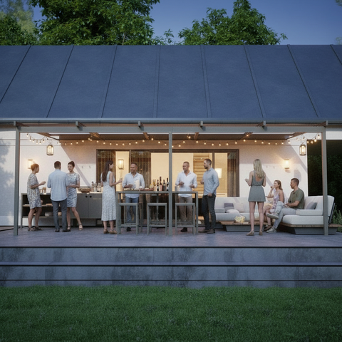 Terassikatokset, pergolat ja lasikuistit