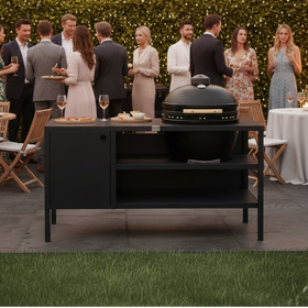 UMAMI Ulkokokkausmoduuli 3 kamadolle + Kamado BONO Limited, musta