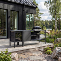 UMAMI moduuli 3, musta + musta pallogrilli NORDIC FLAME 