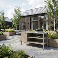UMAMI moduuli 3, beige + musta pallogrilli NORDIC FLAME 