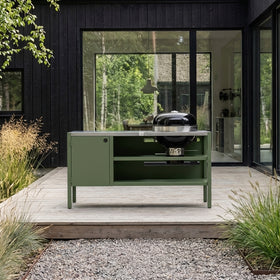 Umami moduuli 3 sis. pallogrilli, vihreä / ruostumaton