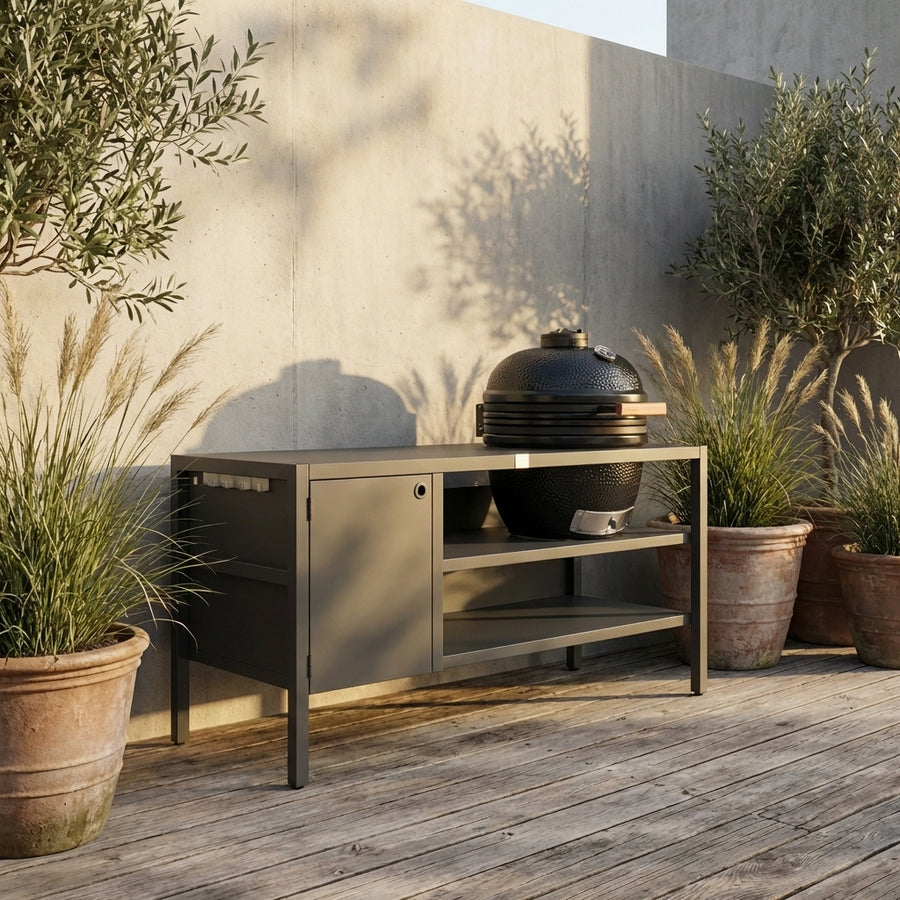 UMAMI ulkokeittiö Moduuli 3 + musta kamado NORDIC FLAME, musta