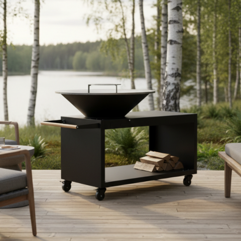 Yhdistä useista eri ulkokokkikeittiömoduuleista