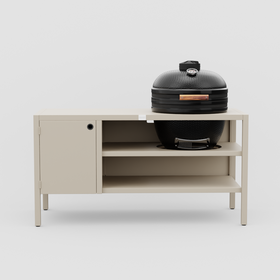 UMAMI Ulkokeittiö Moduuli 3 + musta kamado NORDIC FLAME, beige