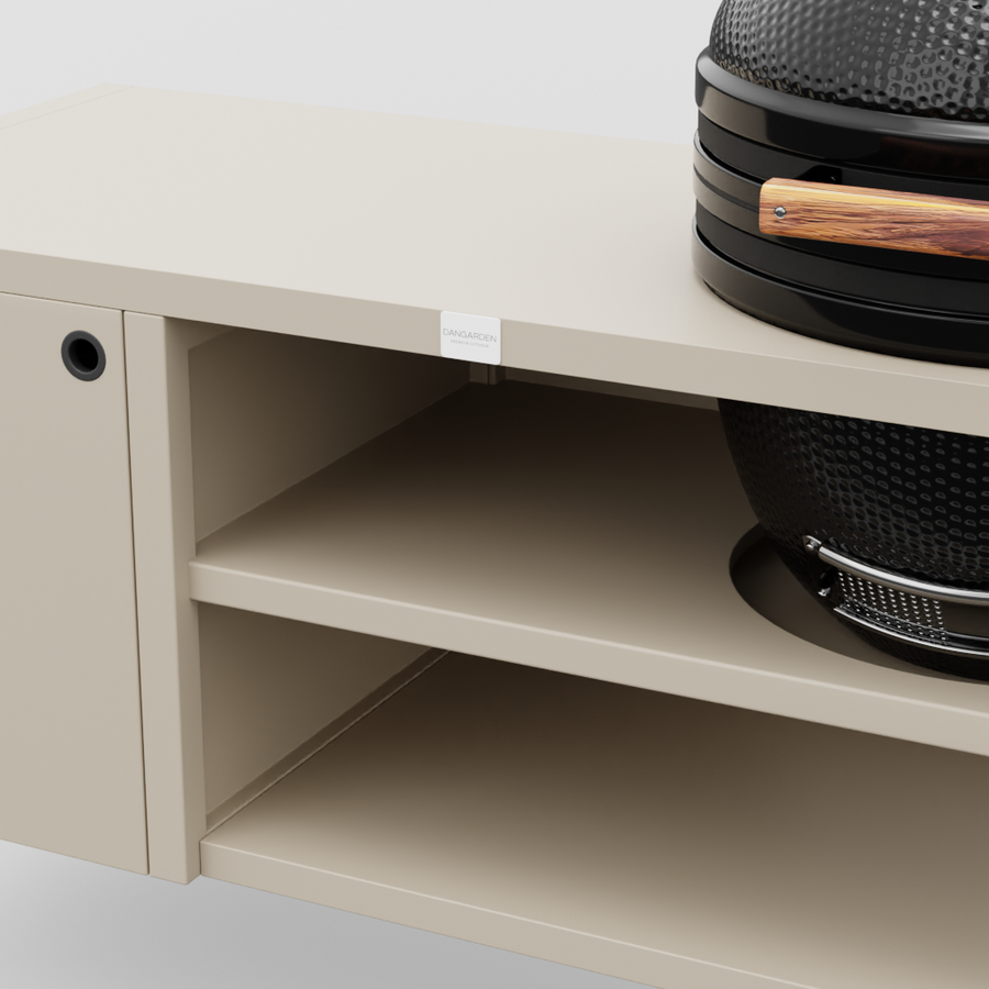 UMAMI Moduuli 3, beige + musta kamado NORDIC FLAME 