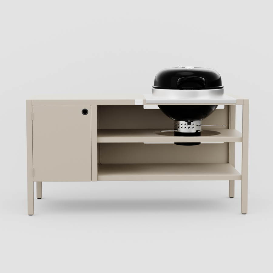 UMAMI moduuli 3, beige + musta pallogrilli NORDIC FLAME 