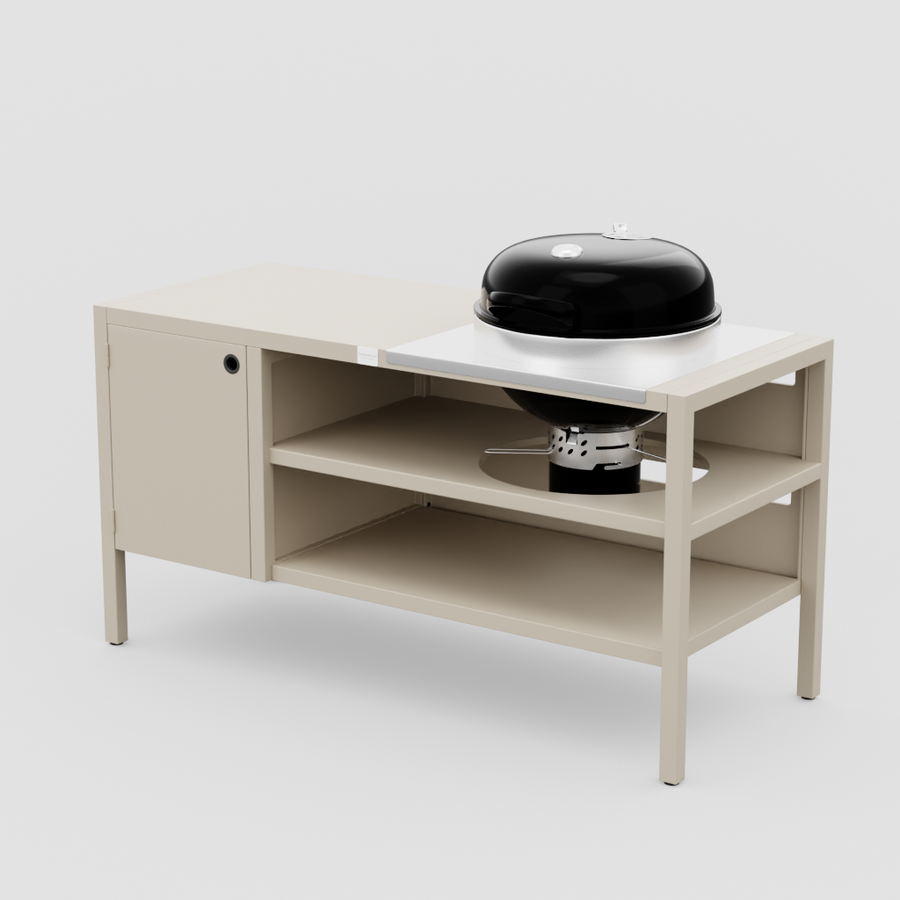 UMAMI moduuli 3, beige + musta pallogrilli NORDIC FLAME 