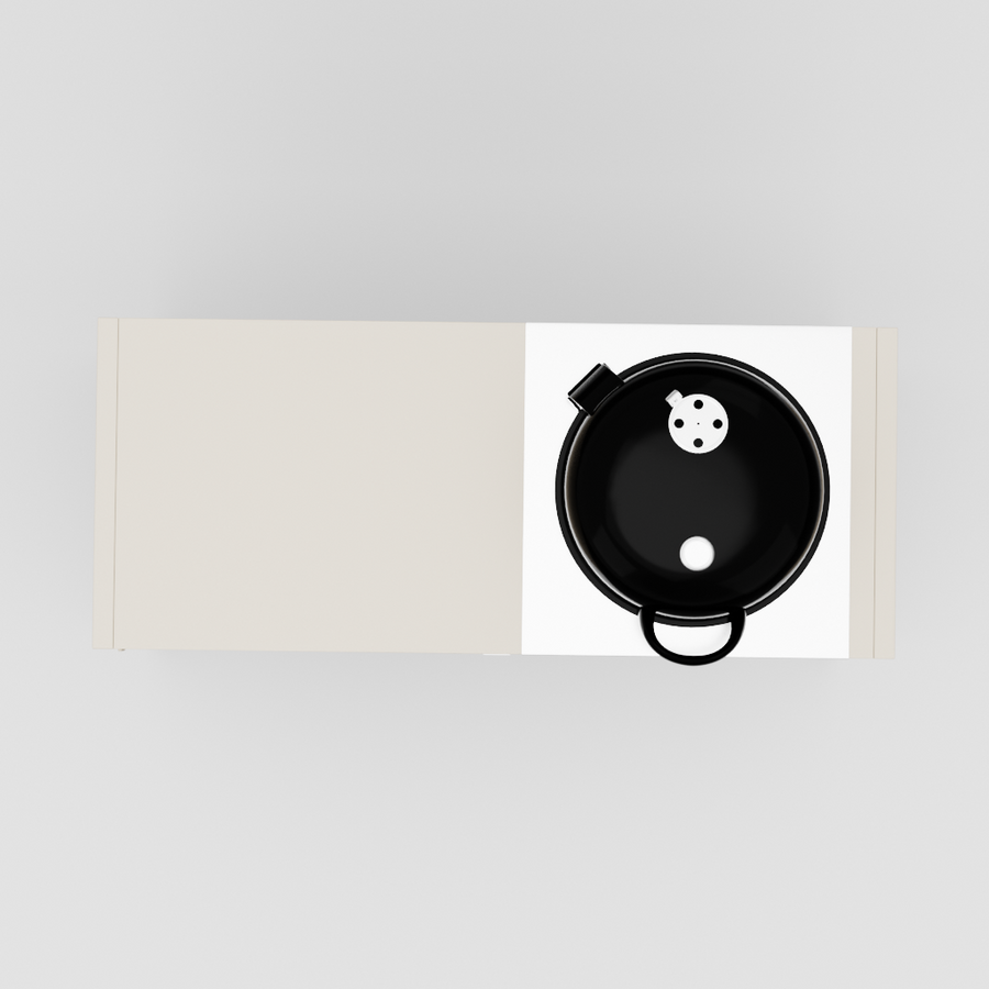 UMAMI moduuli 3, beige + musta pallogrilli NORDIC FLAME 