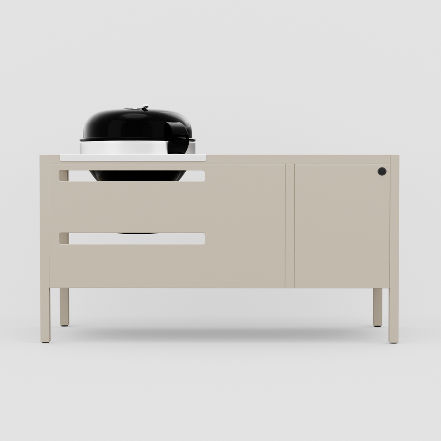 UMAMI moduuli 3, beige + musta pallogrilli NORDIC FLAME 