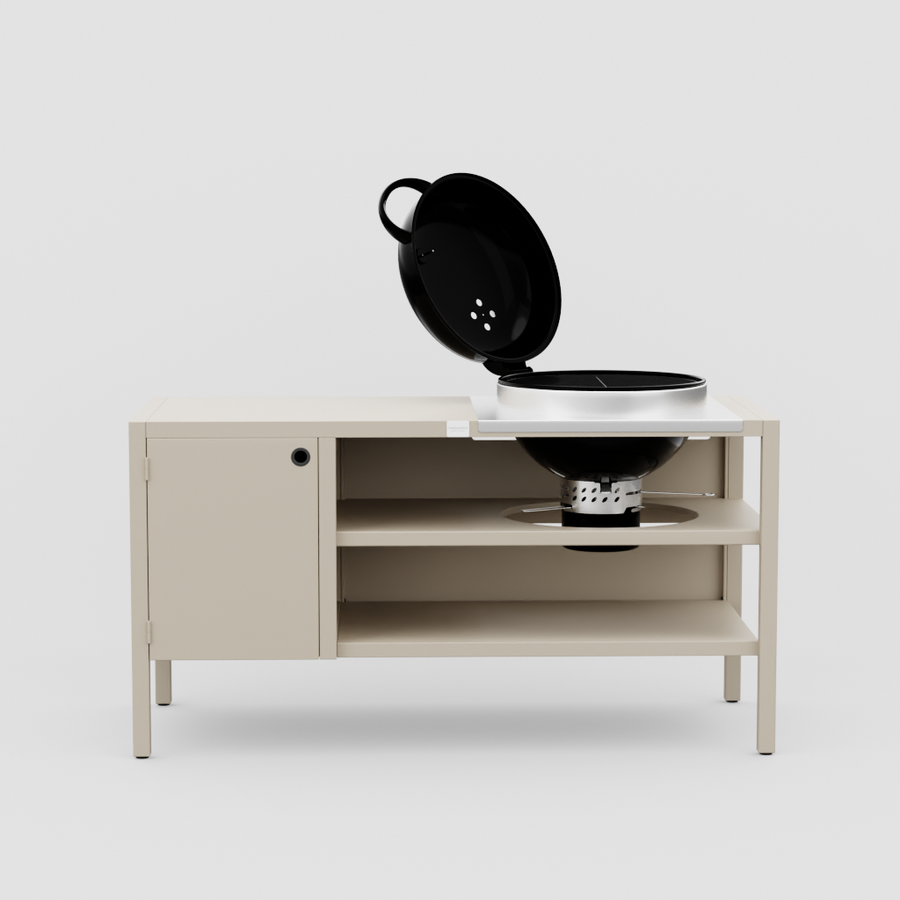 UMAMI moduuli 3, beige + musta pallogrilli NORDIC FLAME 