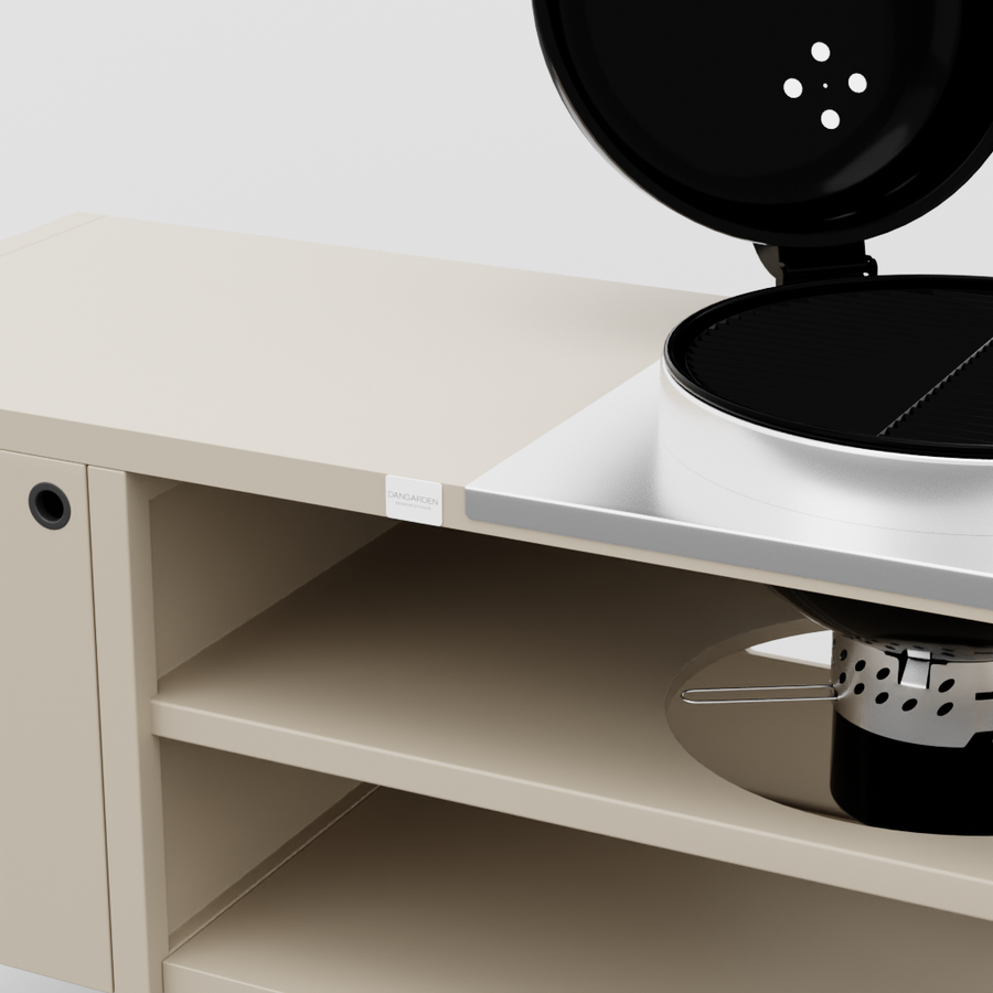 UMAMI moduuli 3, beige + musta pallogrilli NORDIC FLAME 