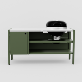 Umami moduuli 3 sis. pallogrilli, vihreä / ruostumaton