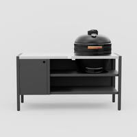UMAMI Moduuli 3, musta / ruostumaton teräs + musta kamado NORDIC FLAME 