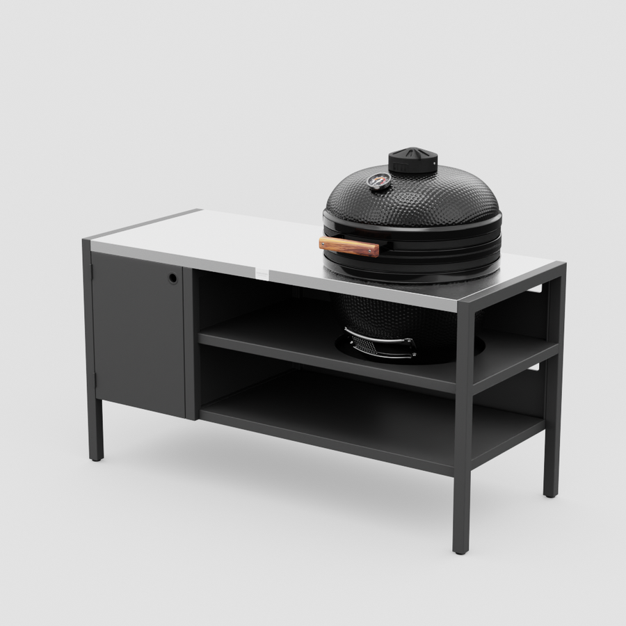 UMAMI Moduuli 3, musta / ruostumaton teräs + musta kamado NORDIC FLAME 