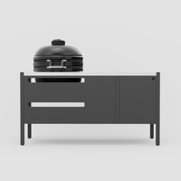 UMAMI Moduuli 3, musta / ruostumaton teräs + musta kamado NORDIC FLAME 
