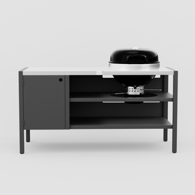 Umami moduuli 3 inkl. pallogrilli, musta/ruostumaton teräs