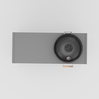 UMAMI ulkokeittiö Moduuli 3 + musta kamado NORDIC FLAME, musta