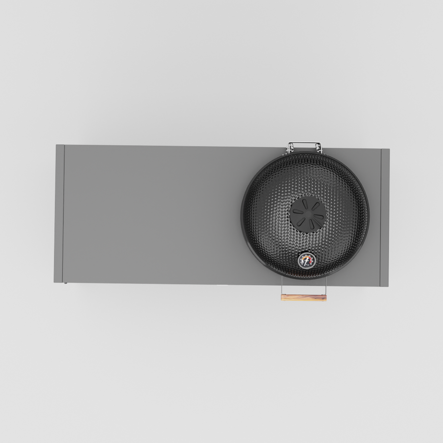 UMAMI ulkokeittiö Moduuli 3 + musta kamado NORDIC FLAME, musta