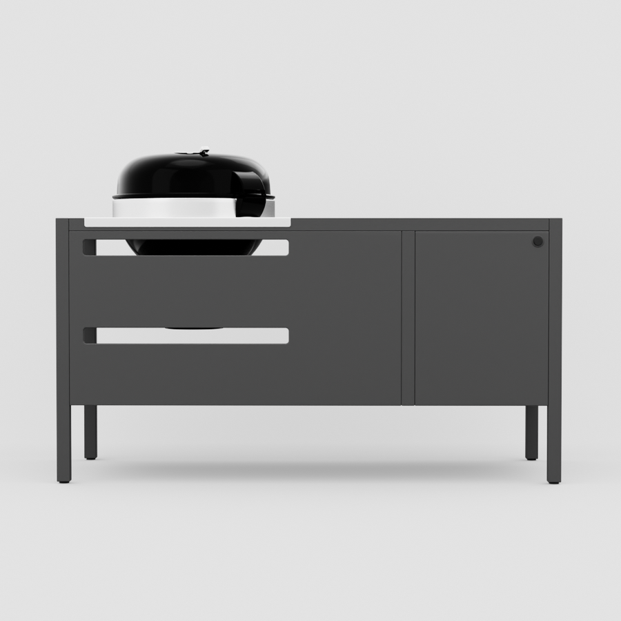 UMAMI moduuli 3, musta + musta pallogrilli NORDIC FLAME 