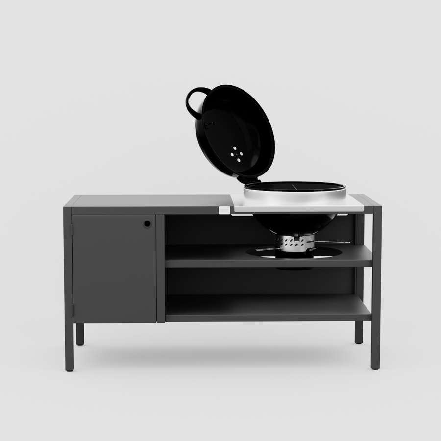 UMAMI moduuli 3, musta + musta pallogrilli NORDIC FLAME 