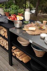 UMAMI moduuli 3 ulkokäyttöön keittiö pesualtaalla